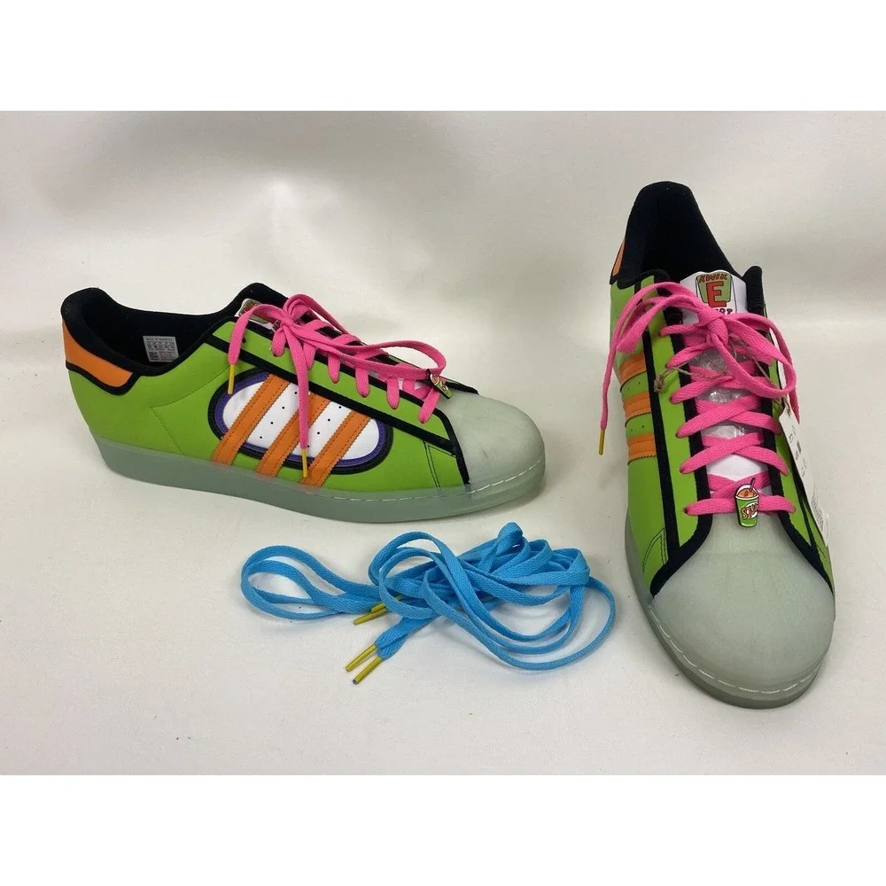 adidas Superstar The Simpsons Squishee Kwik E Mart Shoes Mens Size‎ 19